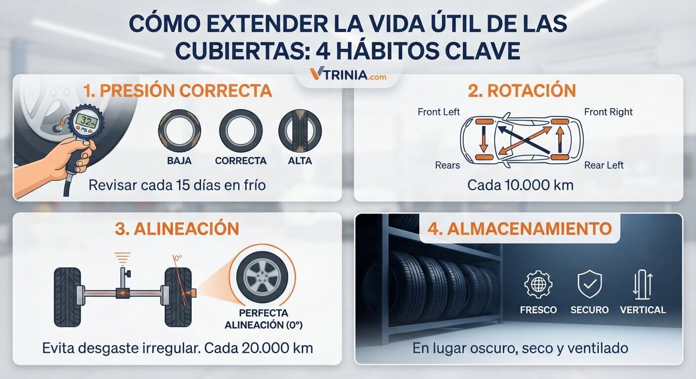 Vida útil de cubiertas