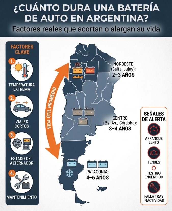 Duración de la batería