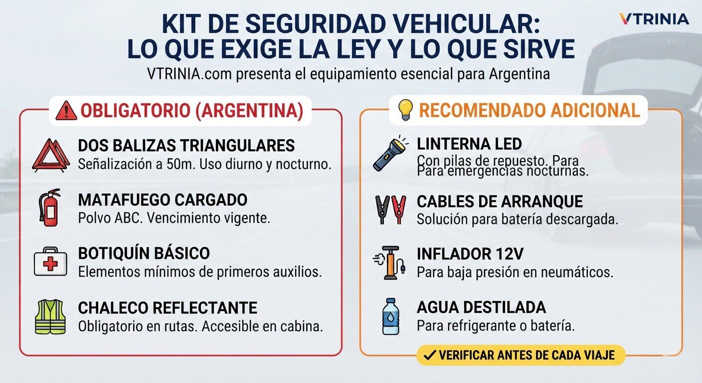 Kit de seguridad vehicular