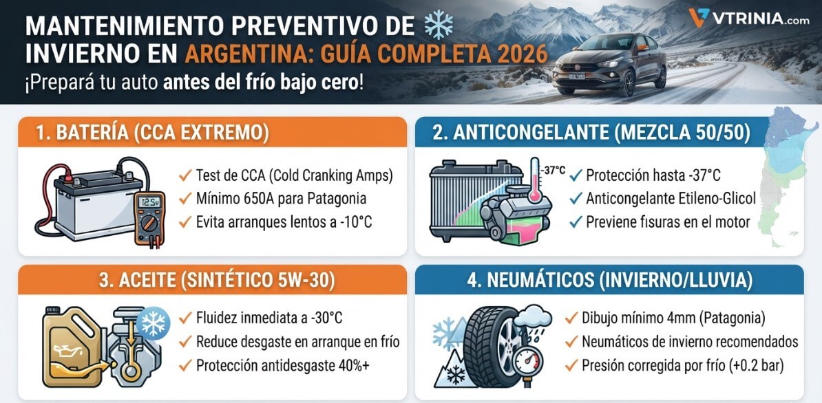 Mantenimiento preventivo invierno Argentina