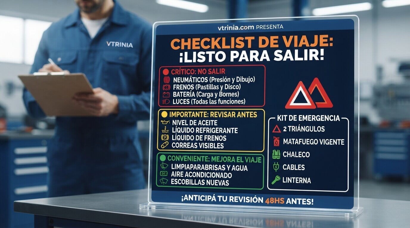 Revisiones antes de viajar